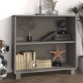 vidaXL, vidaXL Sideboard Hellgrau 85x35x80 cm Massivholz Kiefer