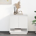 vidaXL, vidaXL Sideboard Hochglanz-Weiß 70x41x75 cm Holzwerkstoff
