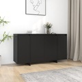 vidaXL, vidaXL Sideboard Schwarz 135x41x75 cm Holzwerkstoff
