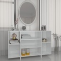 vidaXL, vidaXL Sideboard Hochglanz-Weiß 120x30x75 cm Holzwerkstoff