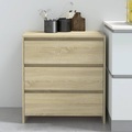 vidaXL, vidaXL Sideboard Sonoma-Eiche 70x41x75 cm Holzwerkstoff