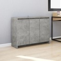 vidaXL, vidaXL Sideboard Betongrau 102x33x75 cm Holzwerkstoff