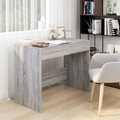 vidaXL, vidaXL Schreibtisch Grau Sonoma 101x50x76,5 cm Holzwerkstoff