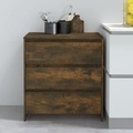vidaXL, vidaXL Sideboard Räuchereiche 70x41x75 cm Holzwerkstoff