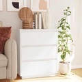 vidaXL, vidaXL Sideboard Weiß 60x34x75 cm Massivholz Kiefer