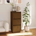 vidaXL, vidaXL Sideboard Honigbraun 32x34x75 cm Massivholz Kiefer