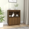 vidaXL, vidaXL Sideboard Honigbraun 60x34x75 cm Massivholz Kiefer