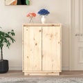 vidaXL, vidaXL Schuhschrank 60x35x80 cm Massivholz Kiefer