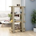 vidaXL, vidaXL Bücherregal/Raumteiler Sonoma-Eiche 80x30x123,5 cm