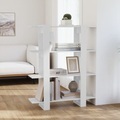 vidaXL, vidaXL Bücherregal/Raumteiler Weiß 100x30x123,5 cm