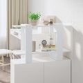 vidaXL, vidaXL Bücherregal/Raumteiler Weiß 80x30x51 cm