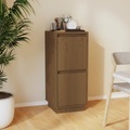 vidaXL, vidaXL Sideboard Honigbraun 31,5x34x75 cm Massivholz Kiefer