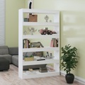 vidaXL, vidaXL Bücherregal/Raumteiler Weiß 100x30x166 cm