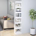 vidaXL, vidaXL Bücherregal/Raumteiler Weiß 40x30x198 cm