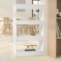 vidaXL, vidaXL Bücherregal/Raumteiler Weiß 60x30x103 cm Holzwerkstoff