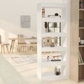 vidaXL, vidaXL Bücherregal/Raumteiler Weiß 60x30x166 cm Holzwerkstoff