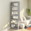 vidaXL, vidaXL Bücherregal/Raumteiler Grau Sonoma 60x30x198 cm