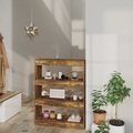 vidaXL, vidaXL Bücherregal/Raumteiler Räuchereiche 80x30x103 cm Holzwerkstoff