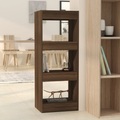 vidaXL, vidaXL Bücherregal/Raumteiler Braun Eiche 40x30x103cm Holzwerkstoff