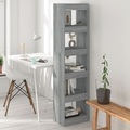 vidaXL, vidaXL Bücherregal/Raumteiler Grau Sonoma 40x30x166 cm