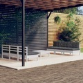 vidaXL, vidaXL 7-tlg. Garten-Lounge-Set mit Anthrazit Kissen Kiefernholz