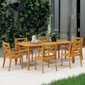 vidaXL, vidaXL Garten-Essstühle 6 Stk. Massivholz Akazie