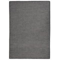 vidaXL, vidaXL Outdoor-Teppich Flachgewebe 140x200 cm Grau