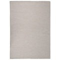 vidaXL, vidaXL Outdoor-Teppich Flachgewebe 140x200 cm Taupe