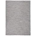 vidaXL, vidaXL Outdoor-Teppich Flachgewebe 200x280 cm Braun und Schwarz
