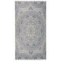 vidaXL, vidaXL Outdoor-Teppich Flachgewebe 80x150 cm Blaues Muster