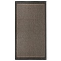 vidaXL, vidaXL Outdoor-Teppich Flachgewebe 80x150 cm Dunkelbraun