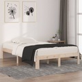 vidaXL, vidaXL Massivholzbett 120x190 cm 4FT Small Double