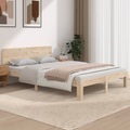 vidaXL, vidaXL Massivholzbett 135x190 cm 4FT6 Double