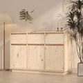 vidaXL, vidaXL Sideboard 110x34x75 cm Massivholz Kiefer