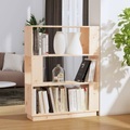 vidaXL, vidaXL Bücherregal/Raumteiler 80x25x101 cm Massivholz Kiefer