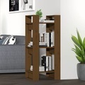 vidaXL, vidaXL Bücherregal/Raumteiler Honigbraun 41x35x91 cm Massivholz