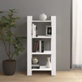 vidaXL, vidaXL Bücherregal/Raumteiler Weiß 60x35x125 cm Massivholz