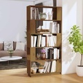 vidaXL, vidaXL Bücherregal/Raumteiler Honigbraun 80x25x163,5 cm Massivholz