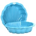 vidaXL, vidaXL Sandkästen 2 Stk. Blau 77x87x21 cm Kunststoff