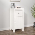 vidaXL, vidaXL Sideboard Weiß 40x35x80 cm Massivholz Kiefer