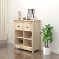 vidaXL, vidaXL Sideboard 70x35x80 cm Massivholz Kiefer