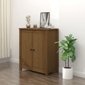 vidaXL, vidaXL Sideboard Honigbraun 70x35x80 cm Massivholz Kiefer