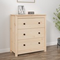 vidaXL, vidaXL Sideboard 70x35x80 cm Massivholz Kiefer