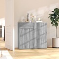 vidaXL, vidaXL Sideboard Grau Sonoma 80x36x75 cm Holzwerkstoff