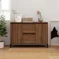 vidaXL, vidaXL Sideboard Braun Eichen-Optik 104x35x70 cm Holzwerkstoff