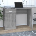 vidaXL, vidaXL Schreibtisch mit Stauraum Grau Sonoma 100x40x73 cm