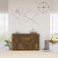 vidaXL, vidaXL Sideboard Räuchereiche 120x36x69 cm Holzwerkstoff