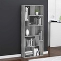 vidaXL, vidaXL Bücherregal Grau Sonoma 67x24x161 cm Holzwerkstoff