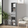 vidaXL, vidaXL Bücherregal Grau Sonoma 36x30x171 cm Holzwerkstoff