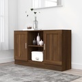 vidaXL, vidaXL Sideboard Braun Eichen-Optik 120x30,5x70 cm Holzwerkstoff